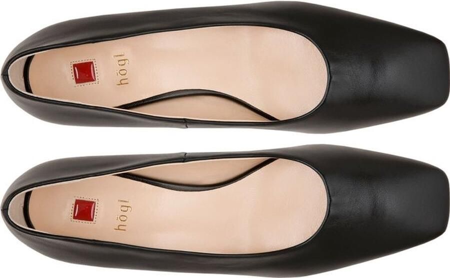 Högl Elegante Leren Blokhak Pumps Black Dames - Foto 2