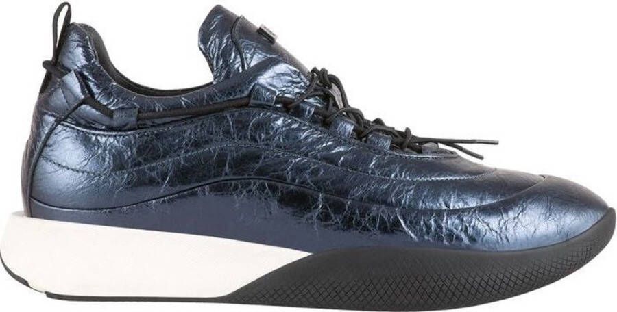 Högl Metallic Platform Sneakers Blauw Dames