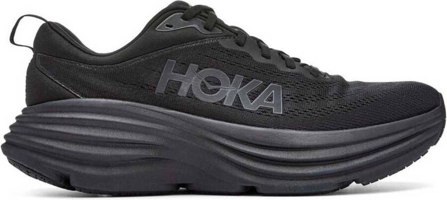 HOKA Bondi 8 Schoenen Zwart Maat: 41 1 3 Mesh Synthetisch Foot Locker
