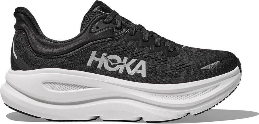 Hoka Bondi 9 Hardloopschoenen Zwart Wit 1 3 Heren
