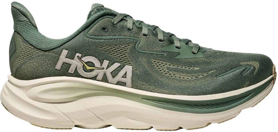 Hoka Clifton 10 Hardloopschoenen Heren Donkergroen