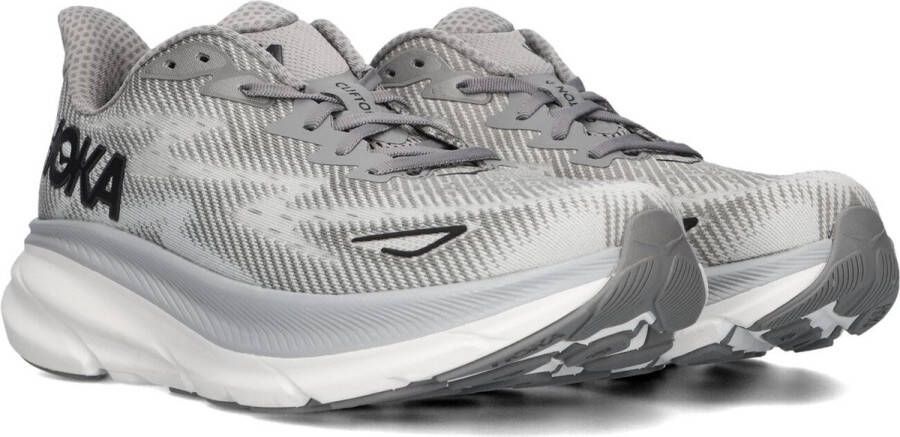 HOKA Lage Sneakers Dames Clifton 9 Maat: 40 2 3 Materiaal: Textiel Kleur: Grijs