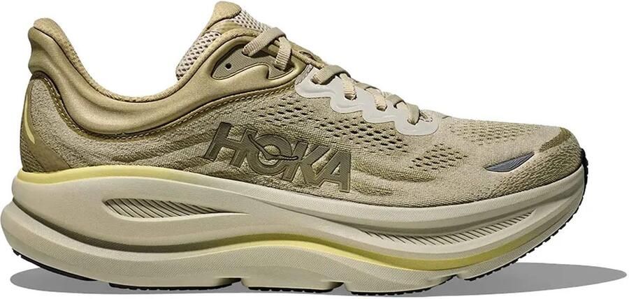 HOKA Bondi 9 Hardloopschoenen 2 3 Regular beige