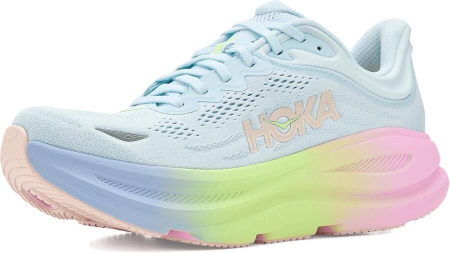 HOKA Women's Bondi 9 Hardloopschoenen Regular blauw overcast