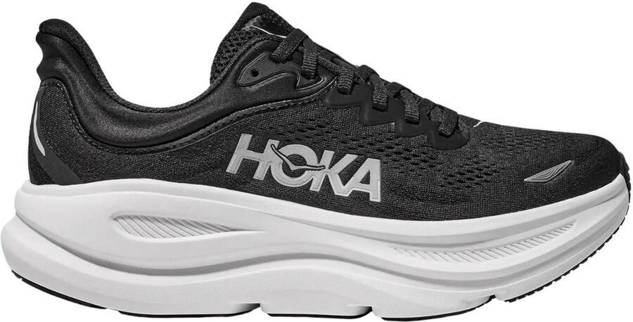 Hoka Bondi 9 Hardloopschoenen Heren Zwart