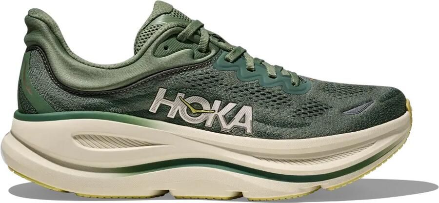 Hoka Bondi 9 Hardloopschoenen Heren Groen