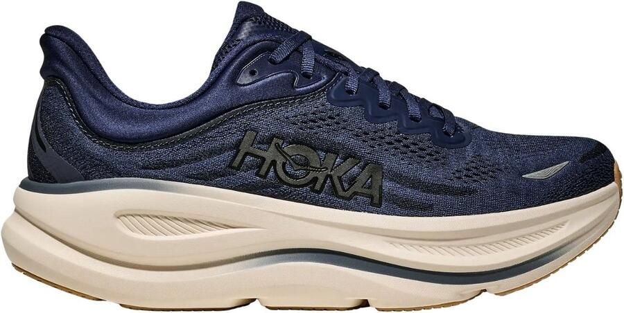 Hoka Bondi 9 Wide Hardloopschoenen Heren Donkerblauw