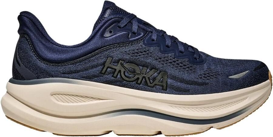 Hoka Bondi 9 Wide Hardloopschoenen Heren Donkerblauw