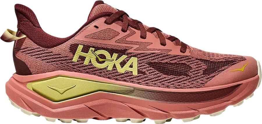 HOKA Women's Challenger 8 Trailrunningschoenen 2 3 Regular rood