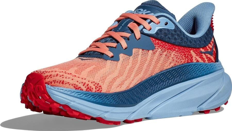 HOKA Women's Challenger 7 Trailrunningschoenen 2 3 Regular blauw