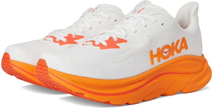 Hoka Clifton 10 Hardloopschoen Frost Orange Zest