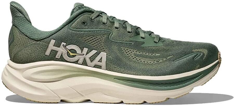 HOKA Clifton 10 Hardloopschoenen 2 3 Regular olijfgroen