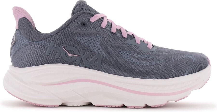 Hoka CLIFTON 10 W Dames Hardloopschoenen Running Schoenen Grijs 1162031-GXYD