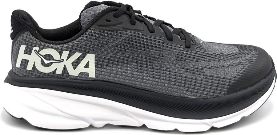 HOKA Kid's Clifton 9 Hardloopschoenen grijs