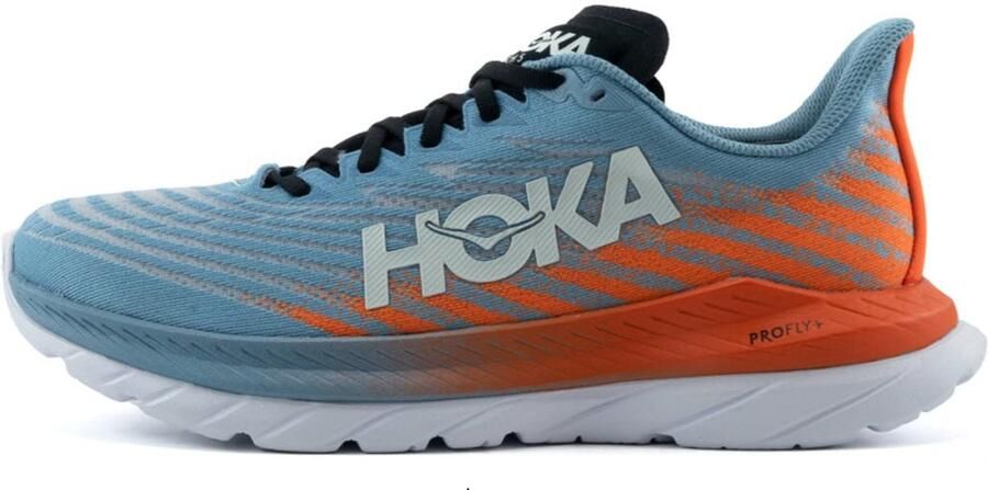 Hoka Mach 5 Mannen Sportschoenen Hardlopen grijs oranje - Foto 1
