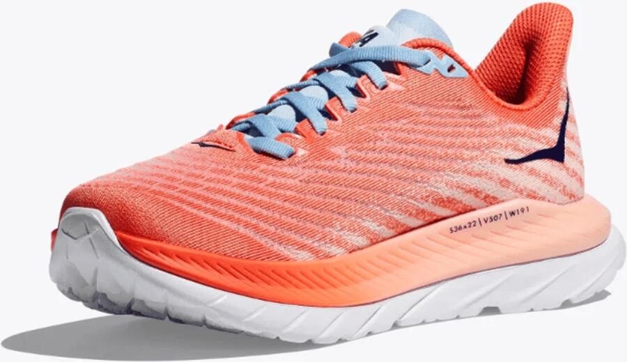 Hoka Mach 5 Dames Sportschoenen Hardlopen roze oranje