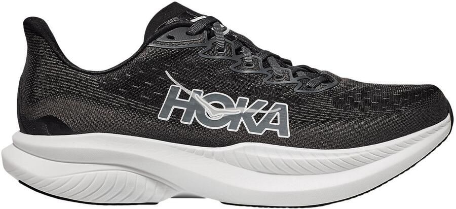 Hoka One MACH 6 Heren Hardloopschoenen Running Schoenen Zwart 1147790-BWHT - Foto 3