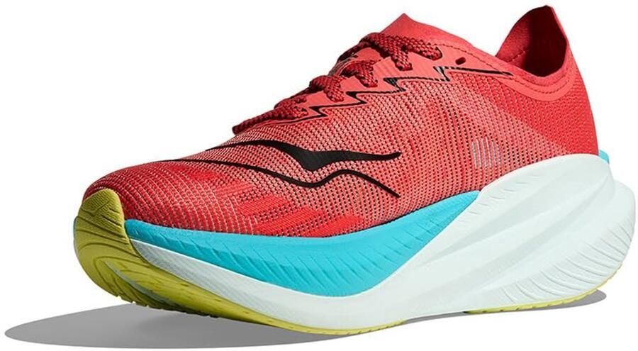 Hoka Mach X2 W Hardloopschoen Grapefruit Electric Coral 2 3