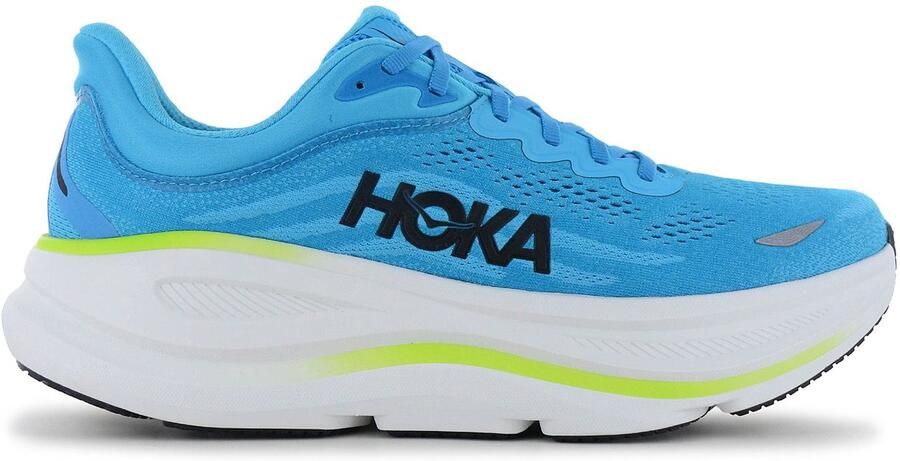 Hoka One BONDI 9 Heren Hardloopschoenen Running Schoenen Blauw 1162011-SLHK
