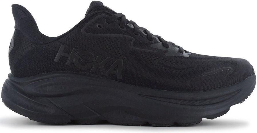 Hoka One CLIFTON 10 Heren Hardloopschoenen Running Schoenen Zwart 1162030-BBLC