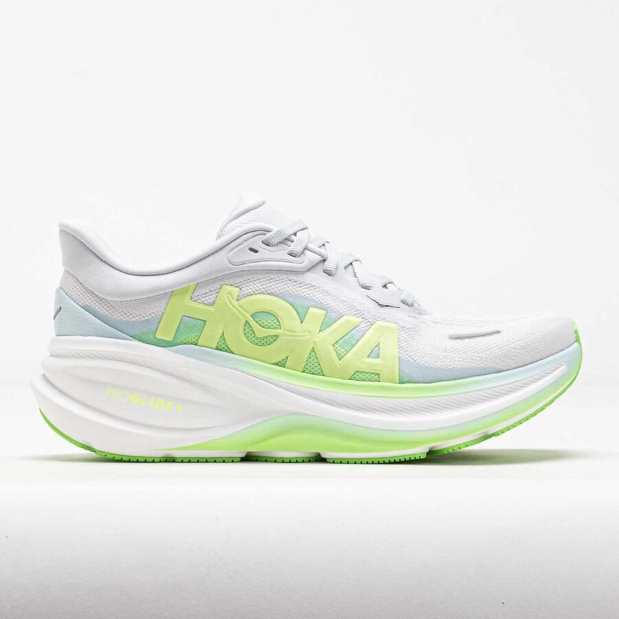 Hoka One Clifton Pro WS Hardloopschoen Cosmic Grey Neon Yuzu