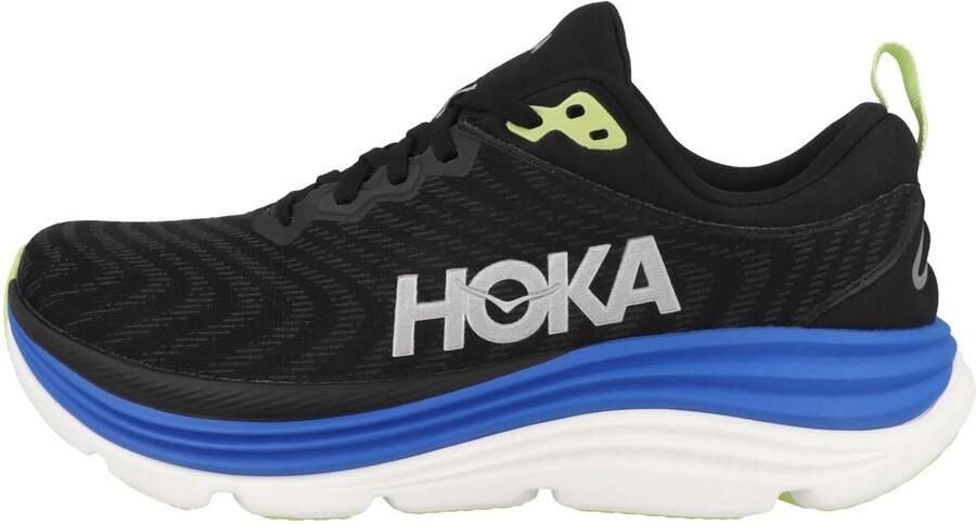 Hoka ONE Gaviota 5 Hardloopschoen Zwart Elektrisch Kobalt