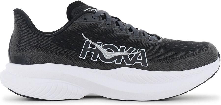 Hoka One MACH 6 Heren Hardloopschoenen Running Schoenen Zwart 1147790-BWHT