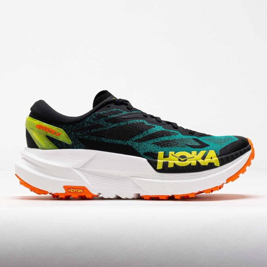 HOKA Mafate X Trailrunningschoenen 2 3 zwart electric aqua
