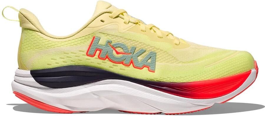 Hoka One Skyflow Hardloopschoenen Sunlight neon yuzu