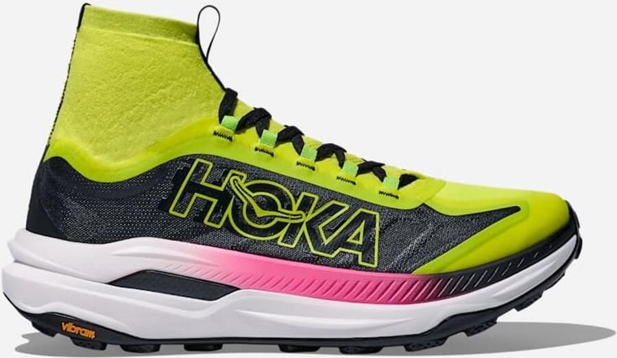 Hoka ONE TECTON X 3 Hardloopschoenen Neon Citr Zwart