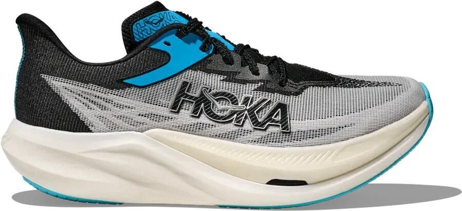 Hoka Rocket X 3 White Black Unisex