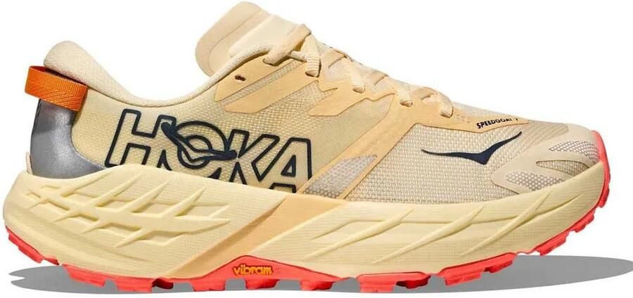 HOKA Women's Speedgoat 7 Trailrunningschoenen 2 3 Regular beige
