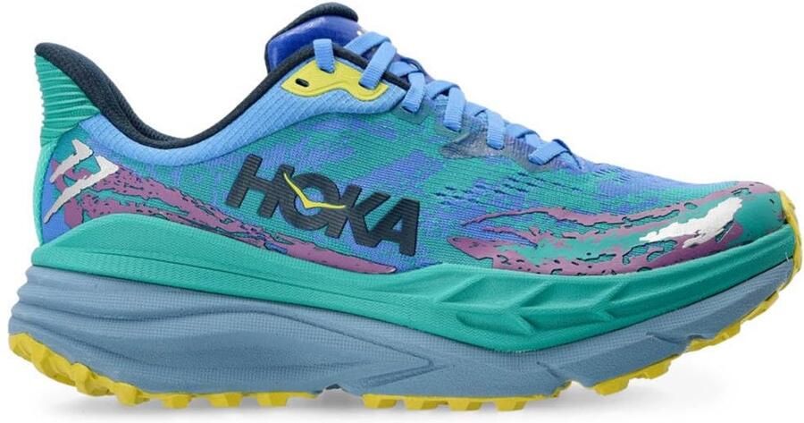 Hoka Stinson 7 Hardloopschoen Virtueel Blauw Tech Groen