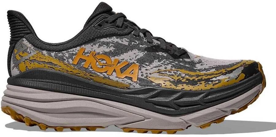 HOKA Loopschoen 'STINSON 7' curry lichtgrijs zwart