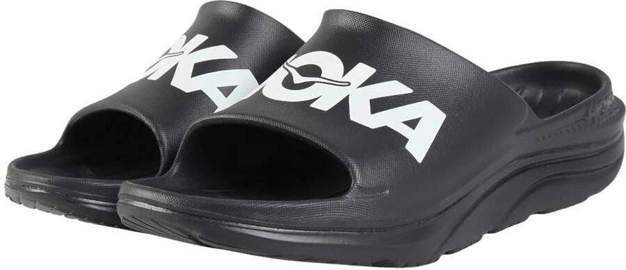 Hoka U ORA ATHELETIC SLIDE Slipper Black White
