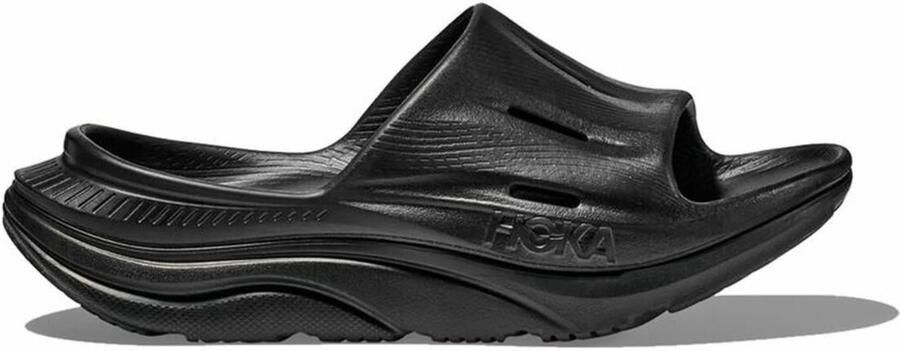 Hoka One Snel Drogende Recovery Sliders met Geventileerde Groeven Black