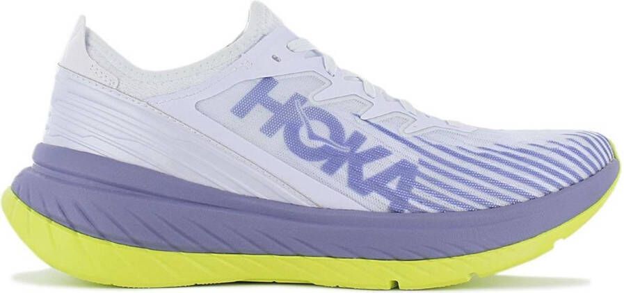 Hoka One Carbon X-SPE Heren Hardloopschoenen Sport Running Schoenen Wit-Blauw 1110512-WBIC