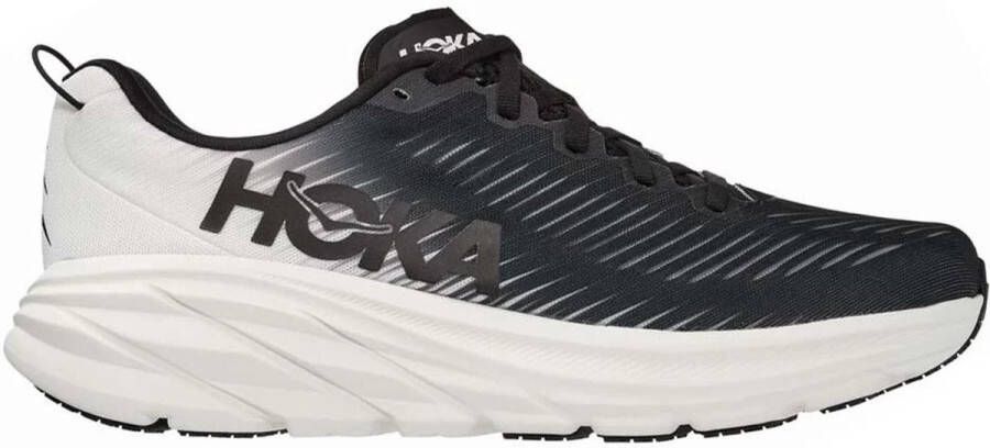 Hoka Rincon 3 Sportschoenen Mannen zwart wit