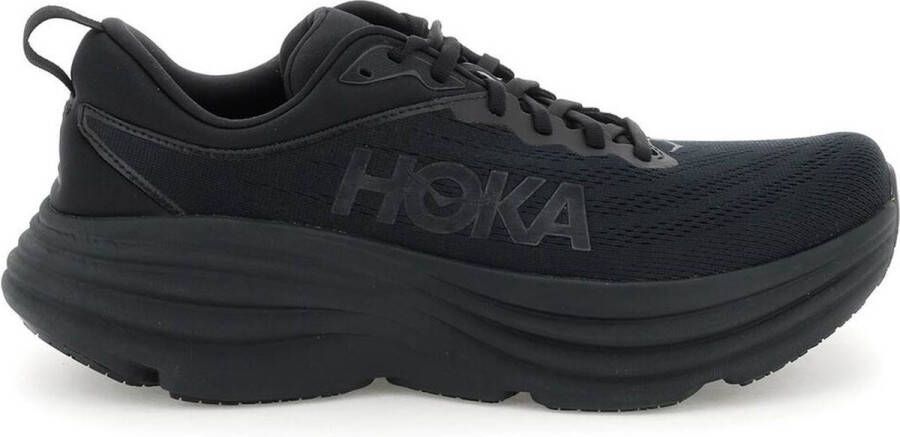 HOKA Bondi 8 Schoenen Zwart Maat: 41 1 3 Mesh Synthetisch Foot Locker