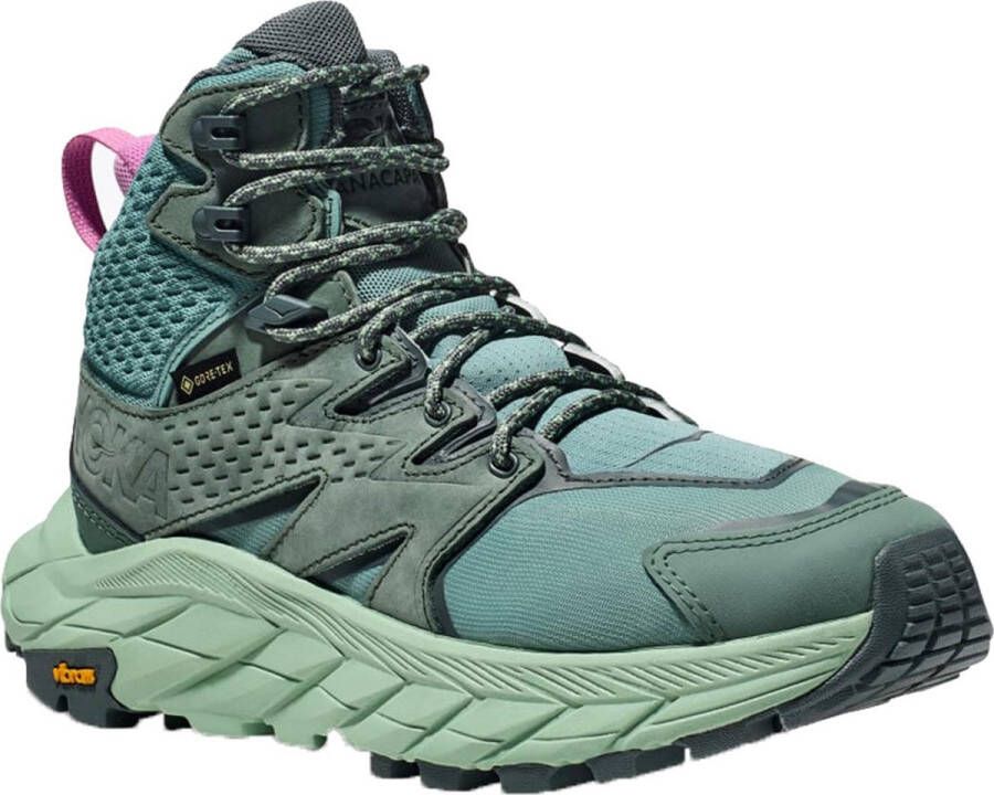 Hoka W ANACAPA MID GTX dames trekkingschoenen outdoor wandelschoenen waterdicht 1119372 groen