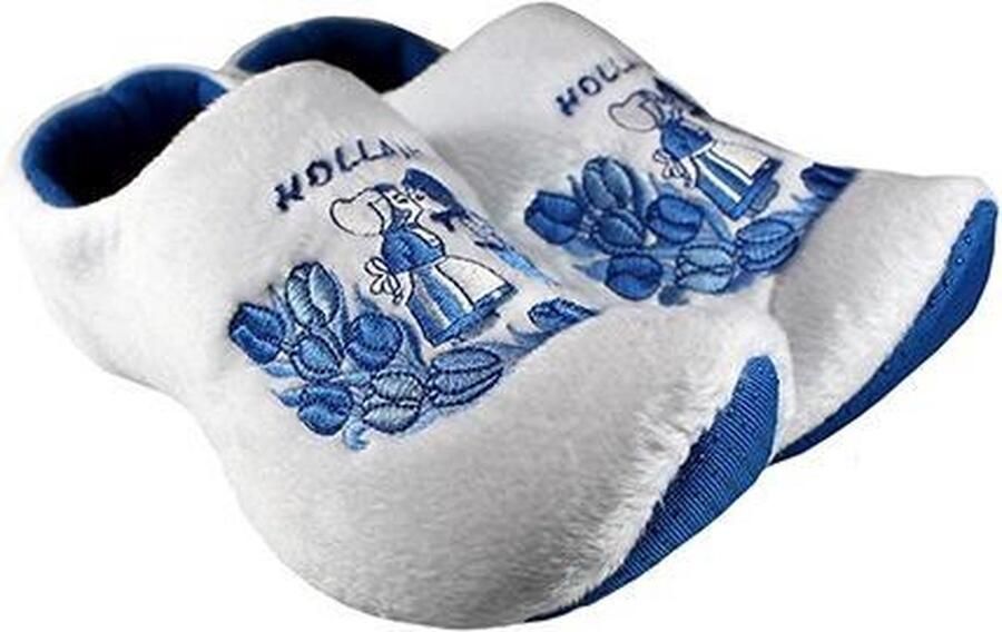 Typisch Hollands Klomp pantoffels Delftsblauw Kiss Maatkeuze