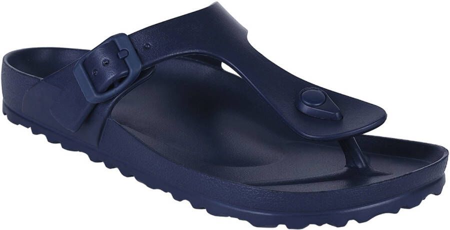 Holster Coastal Vegan Slides Podologisch Goedgekeurd Slipper Donker Blauw