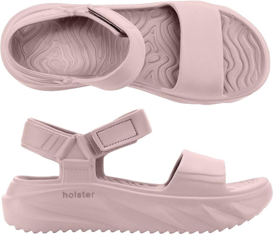 Holster CloudNine Vegan Flatform Sandaal Dames Waterproof & Wasbaar Podologisch Goedgekeurd Roze