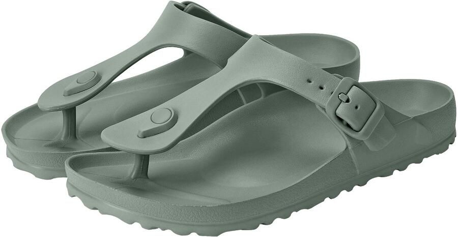 Holster Coastal Vegan Slides Podologisch Goedgekeurd Slipper GROEN