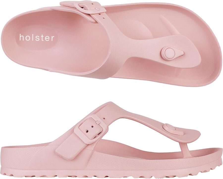Holster Coastal Vegan Slides Podologisch Goedgekeurd Slipper ROZE - Foto 2