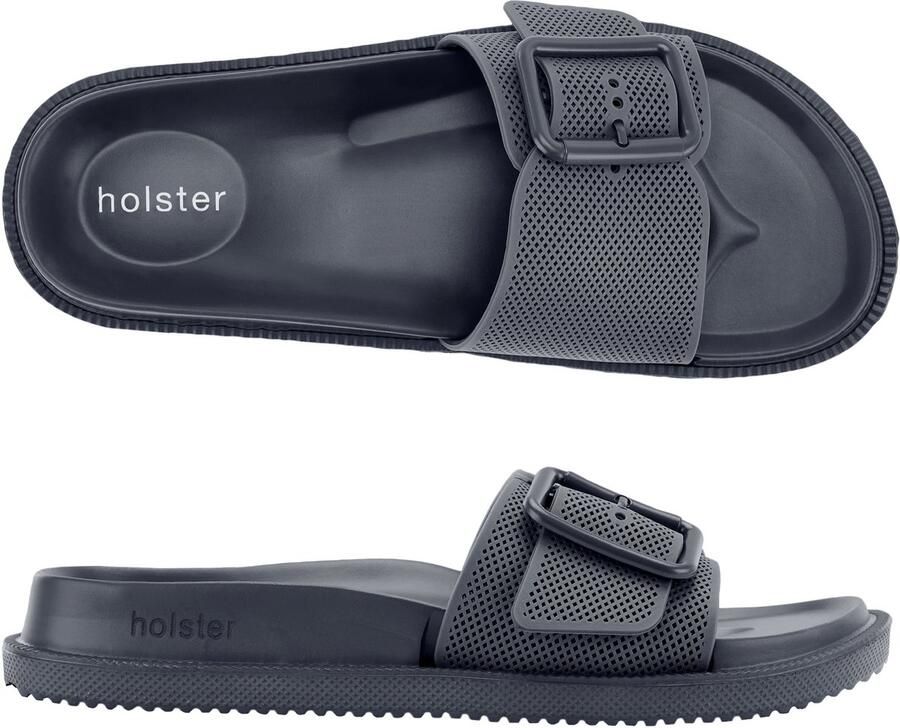 Holster Laze Slippers Vegan Comfort Podologisch Goedgekeurd Waterbestendig Donker Blauw