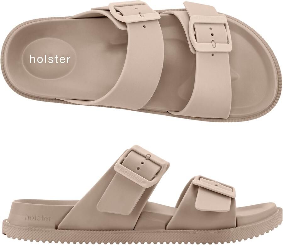 Holster Soleseeker Vegan Slipper Podologisch Goedgekeurd Voetbed Lichtgewicht Waterproof Beige - Foto 2