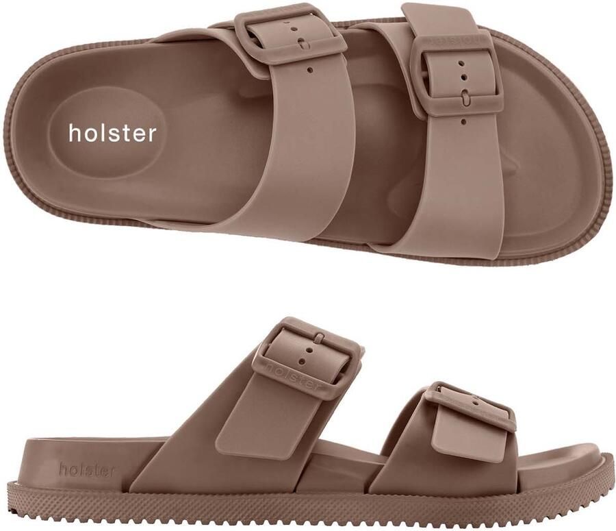 Holster Soleseeker Vegan Slipper Podologisch Goedgekeurd Voetbed Lichtgewicht Waterproof Natural