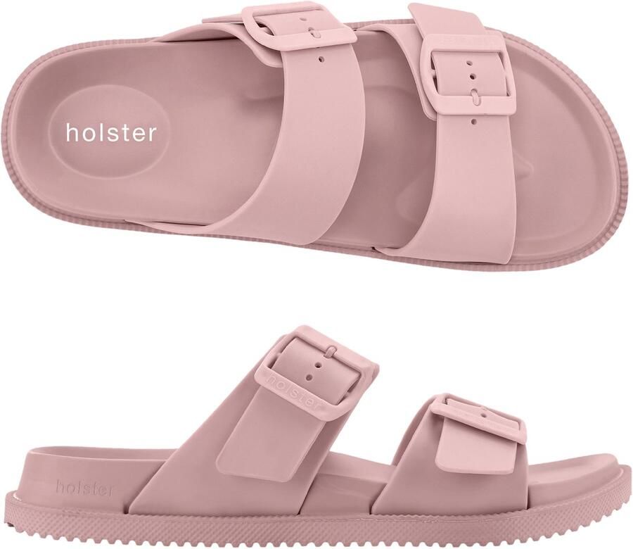 Holster Soleseeker Vegan Slipper Podologisch Goedgekeurd Voetbed Lichtgewicht Waterproof Roze