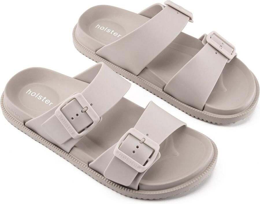 Holster Soleseeker Vegan Slipper Podologisch Goedgekeurd Voetbed Lichtgewicht Waterproof ZAND